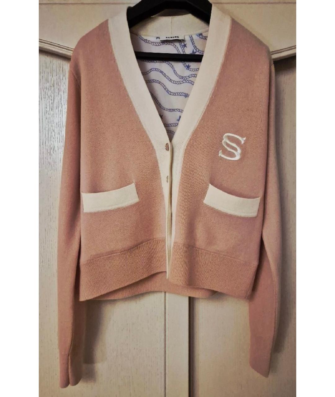 SANDRO Мульти шерстяной кардиган, фото 5