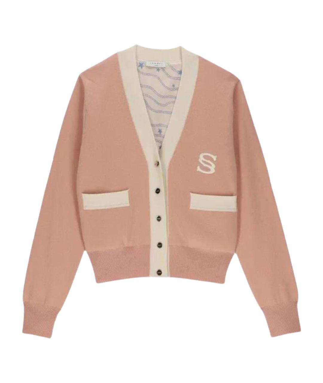 SANDRO Мульти шерстяной кардиган, фото 1