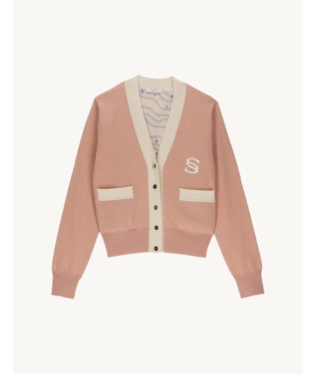 SANDRO Мульти шерстяной кардиган, фото 8