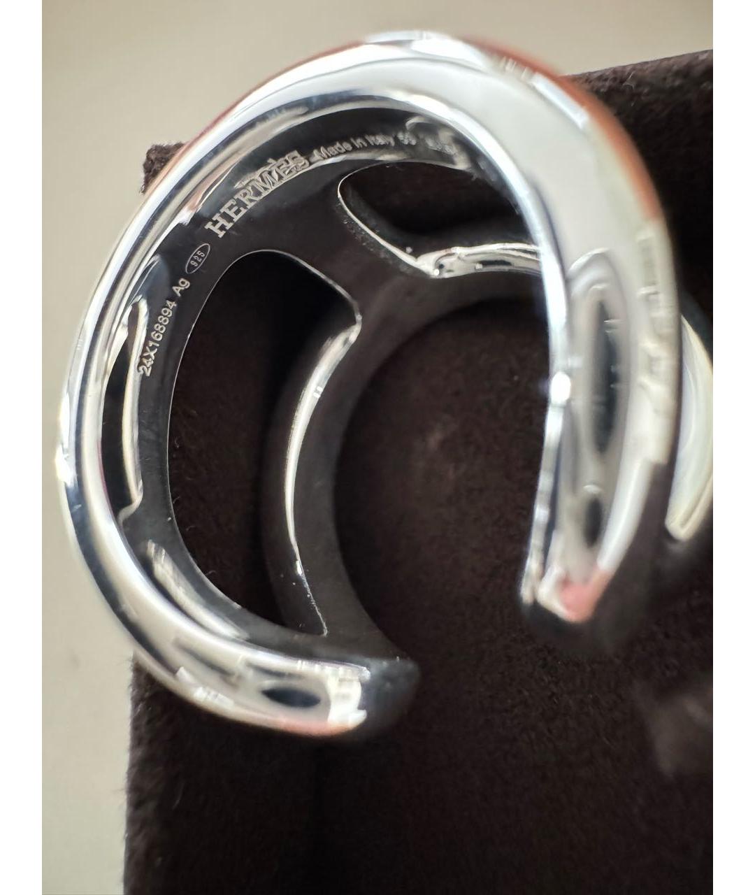 HERMES Серебряное серебряное кольцо, фото 3