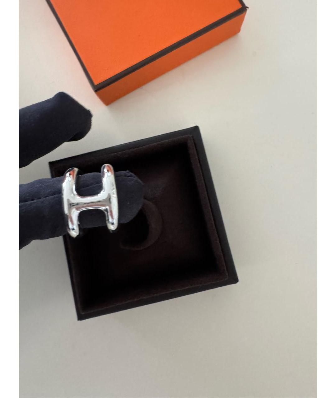 HERMES Серебряное серебряное кольцо, фото 6