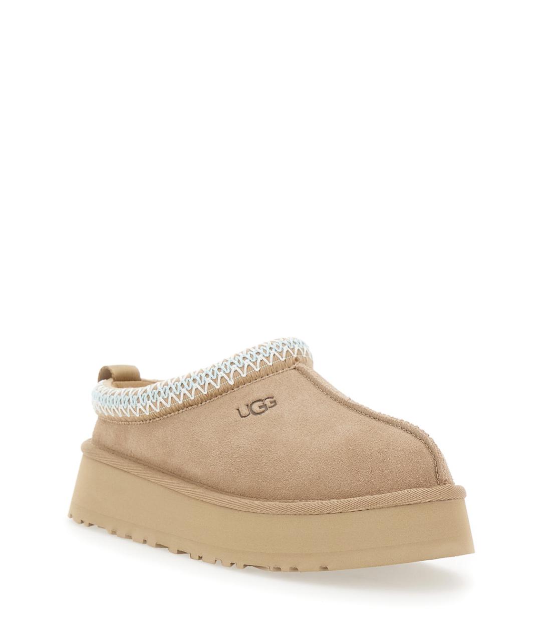 UGG AUSTRALIA Бежевые замшевые мюли, фото 2