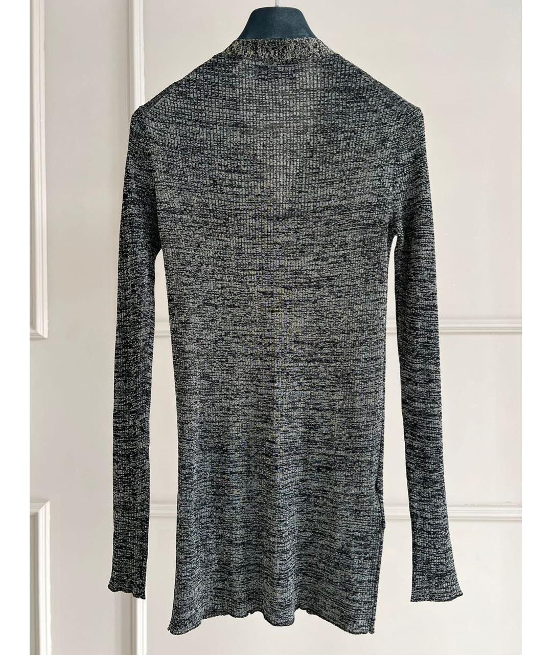 PRADA Серый хлопко-эластановый джемпер / свитер, фото 3