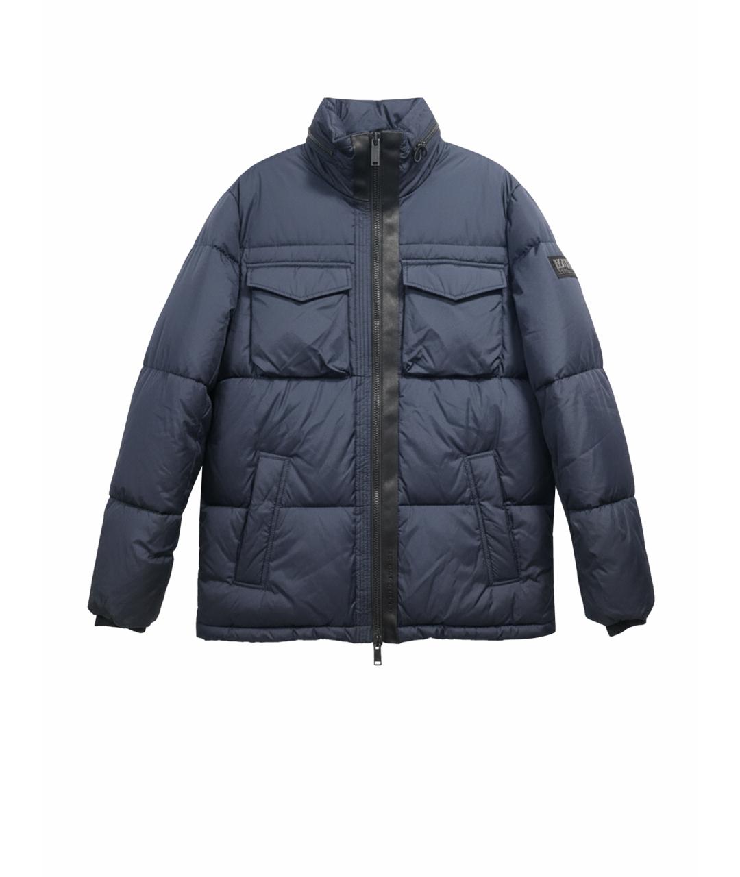 KARL LAGERFELD Синяя полиэстеровая куртка, фото 1