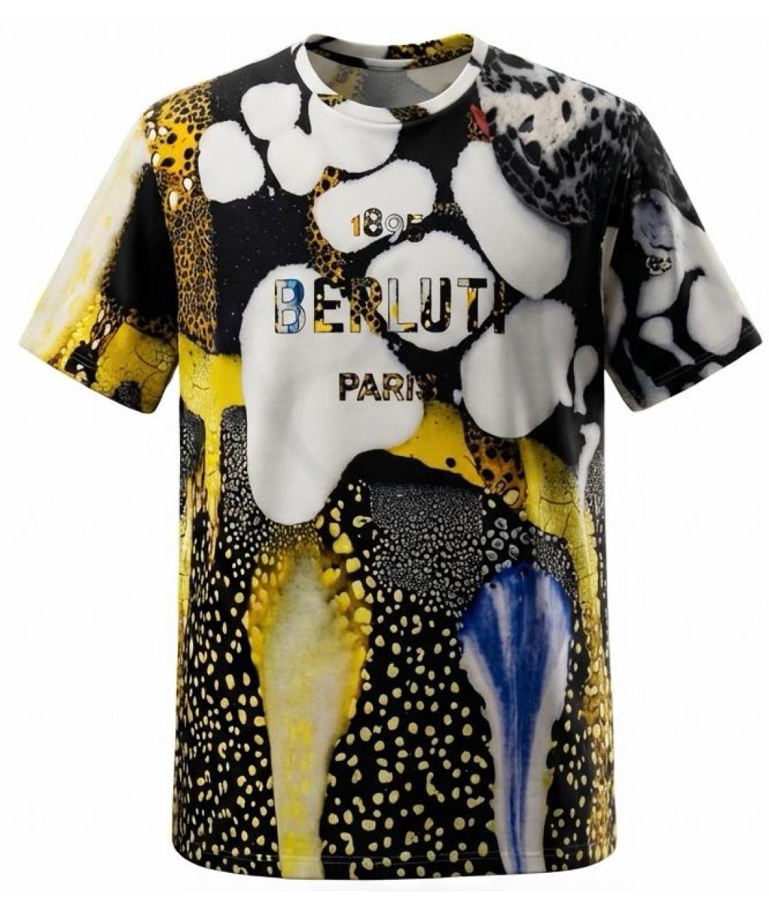 BERLUTI Мульти хлопковая футболка, фото 1