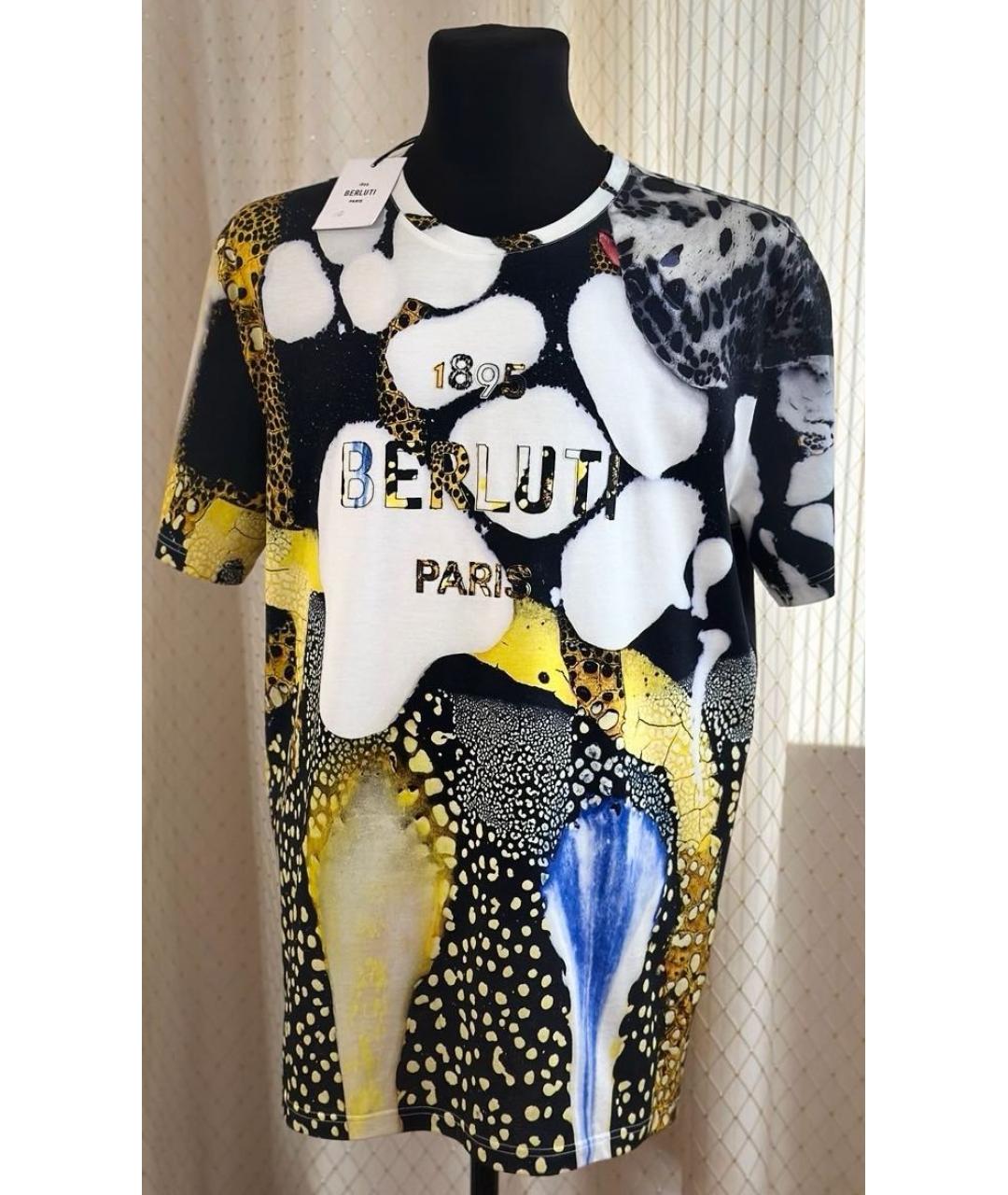 BERLUTI Мульти хлопковая футболка, фото 3
