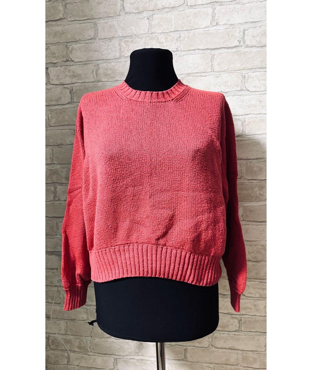 LORO PIANA Коралловый шелковый джемпер / свитер, фото 5