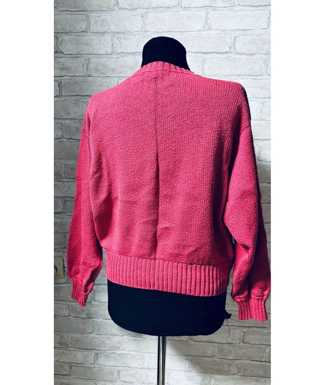 LORO PIANA Коралловый шелковый джемпер / свитер, фото 2