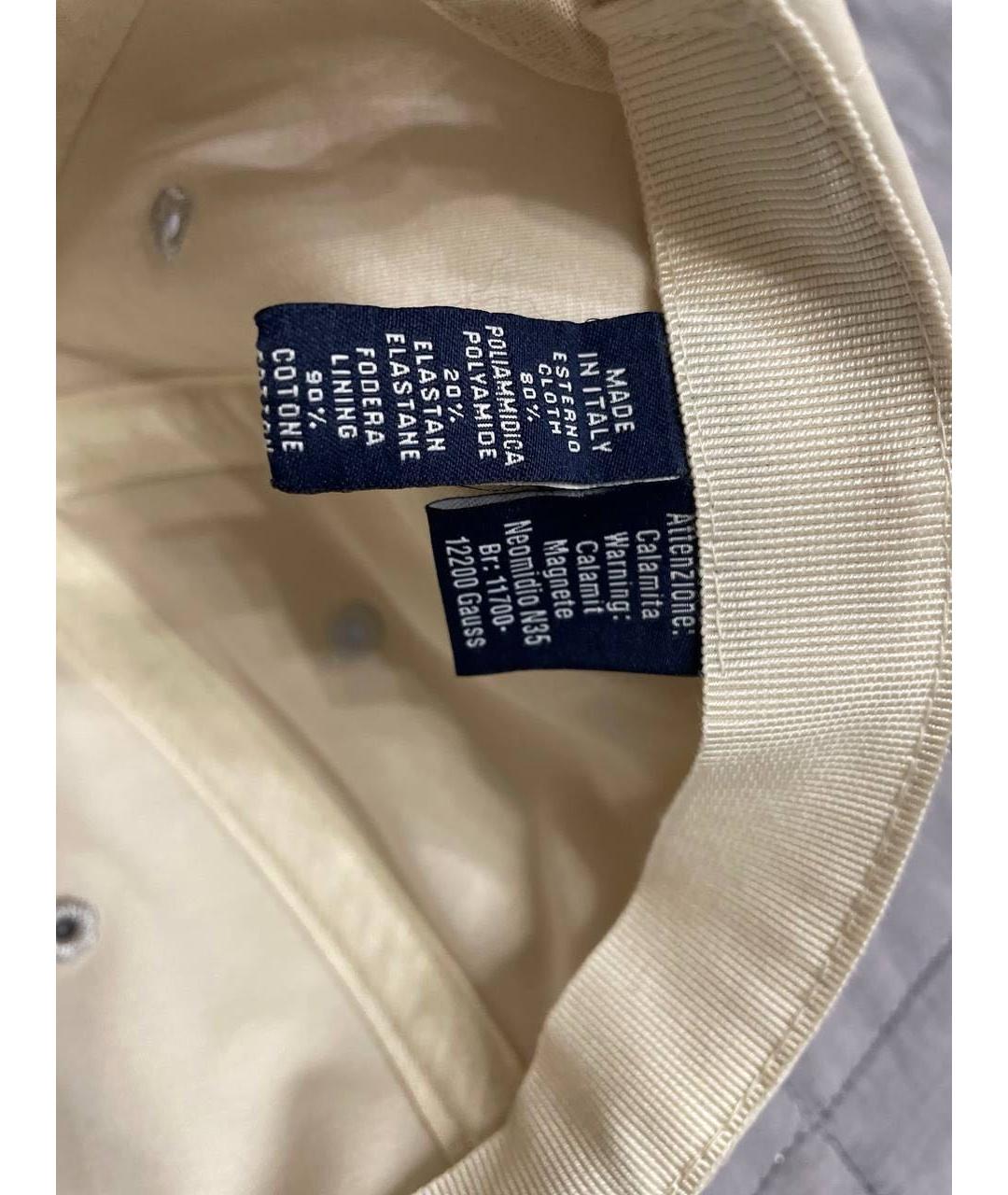 LORO PIANA Бежевая кепка, фото 5