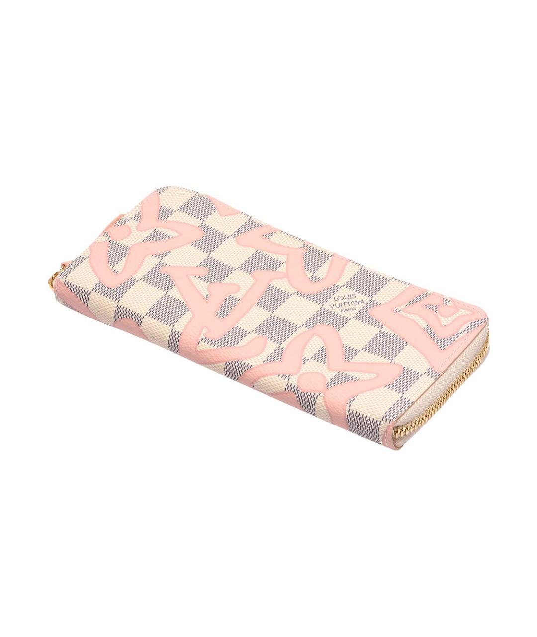 LOUIS VUITTON Розовый кошелек, фото 3