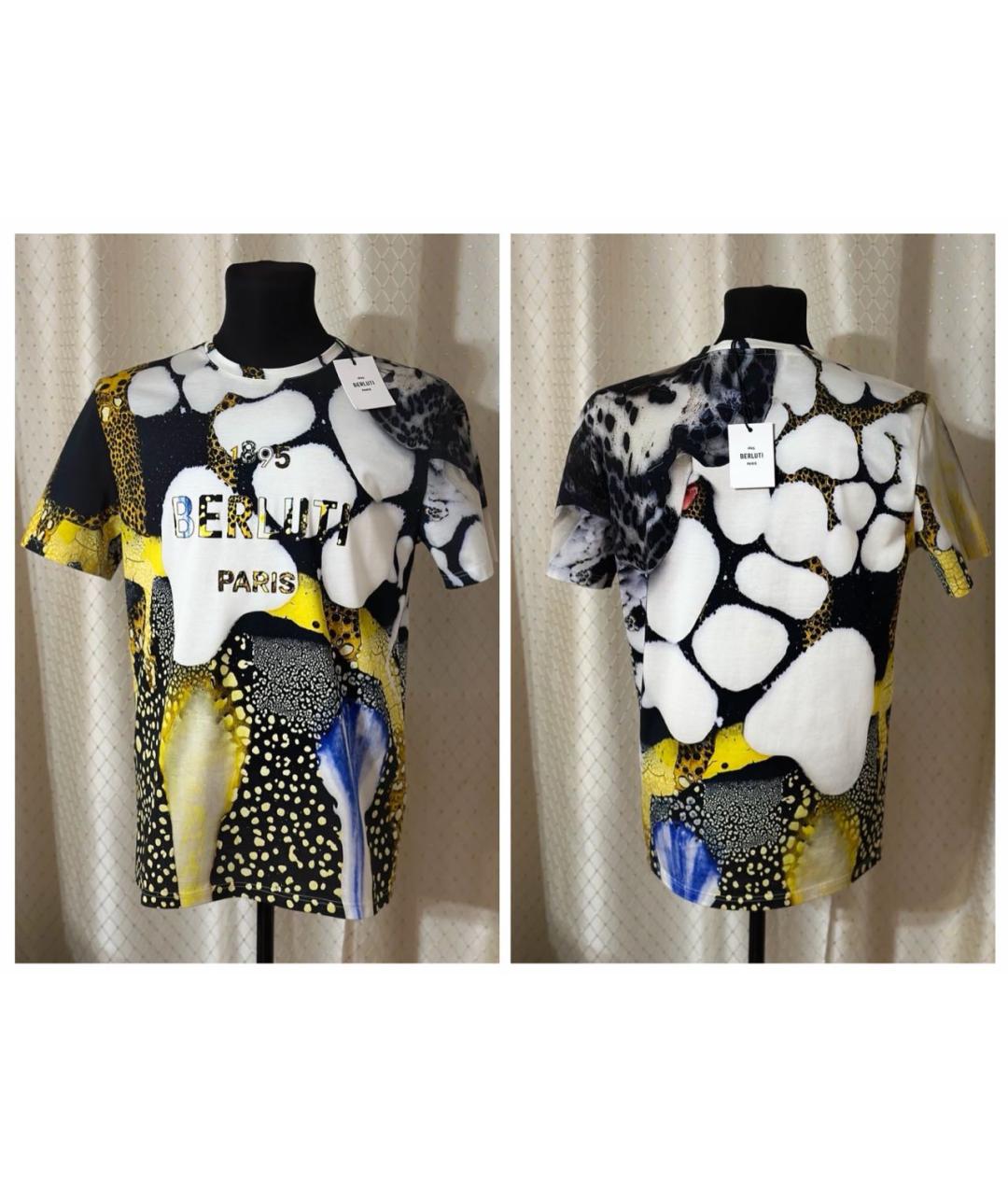BERLUTI Мульти хлопковая футболка, фото 4