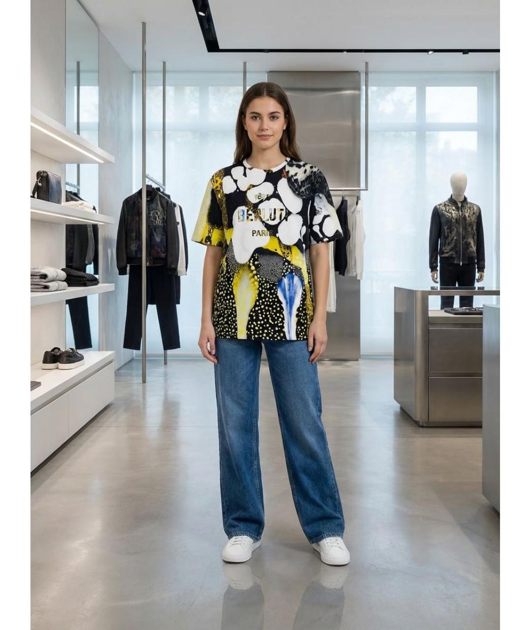 BERLUTI Мульти хлопковая футболка, фото 2