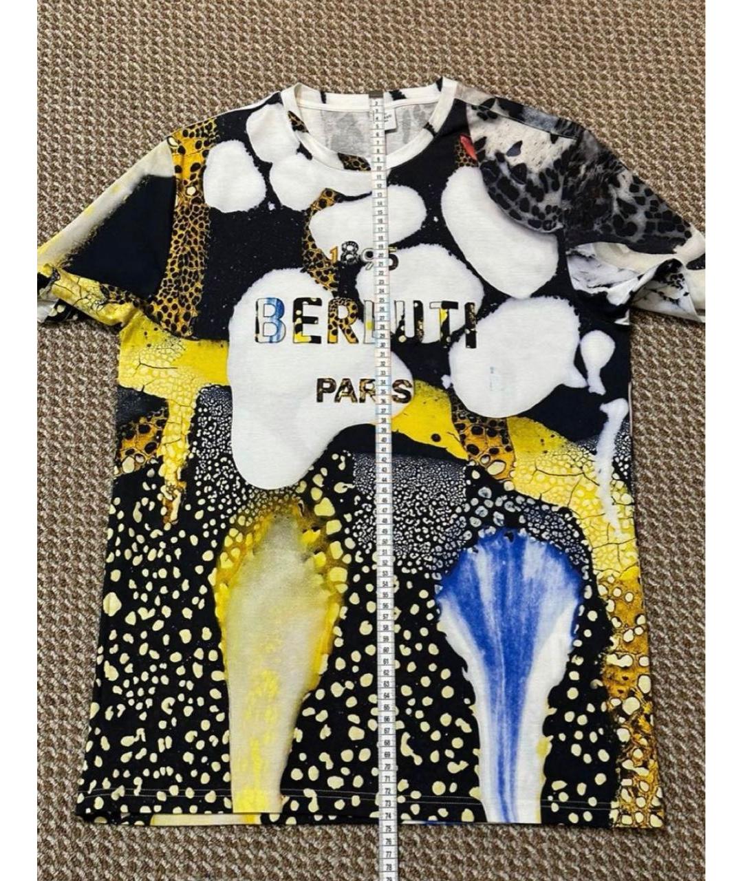 BERLUTI Мульти хлопковая футболка, фото 7