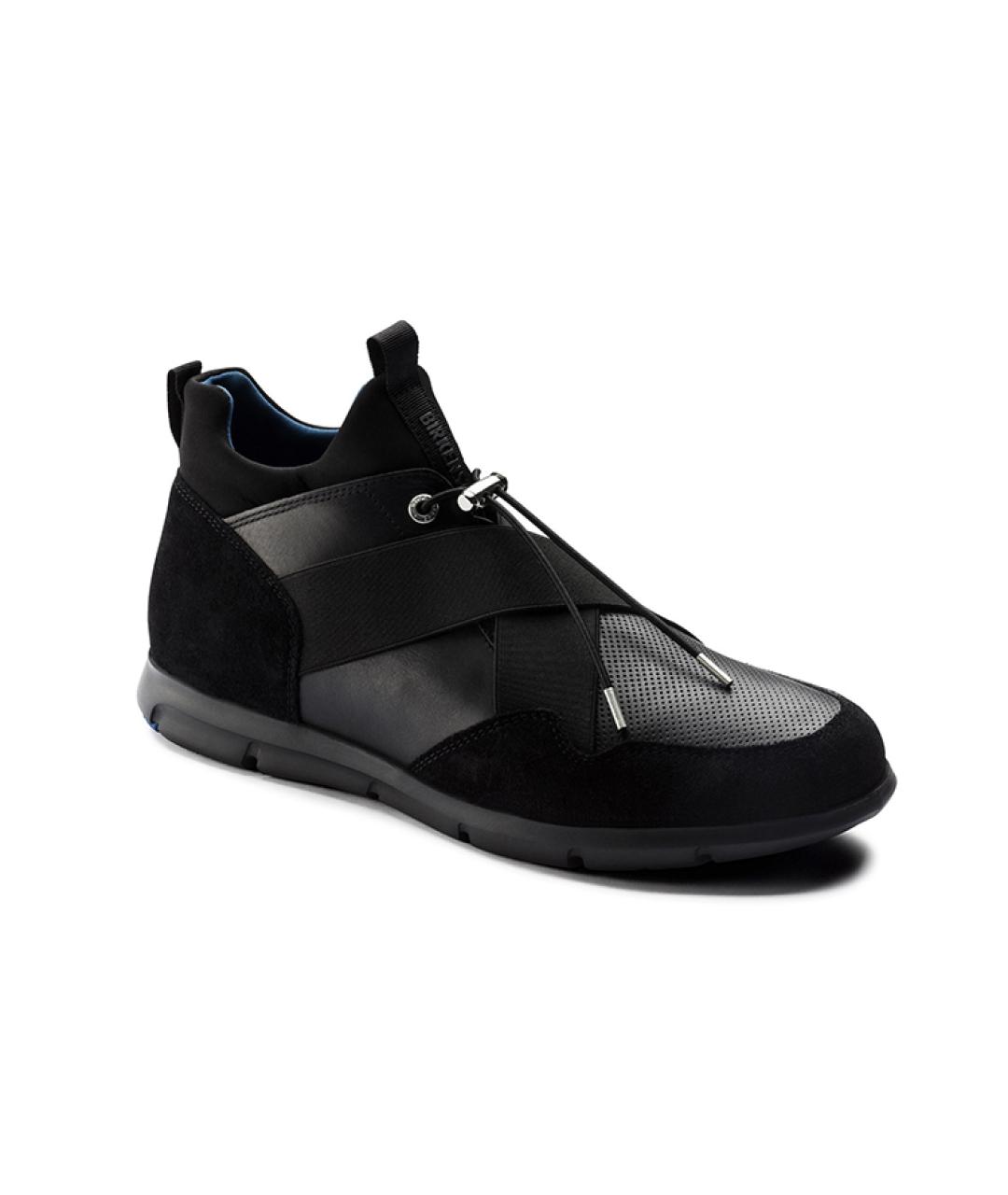 BIRKENSTOCK Черные кожаные кроссовки, фото 5