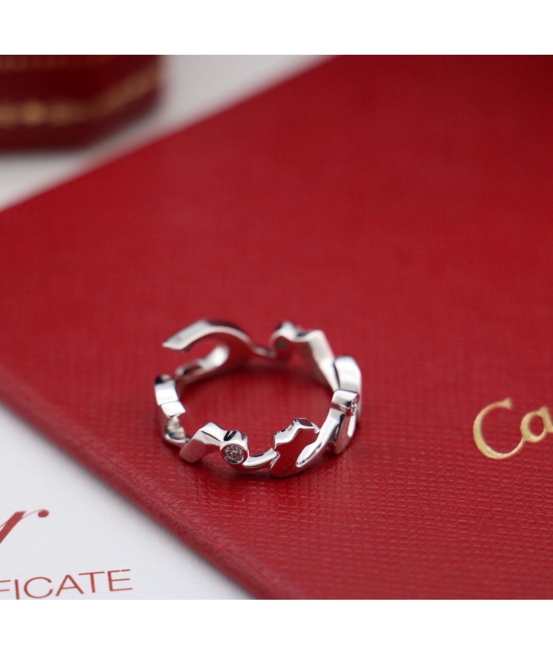 CARTIER Серебряное кольцо из белого золота, фото 3