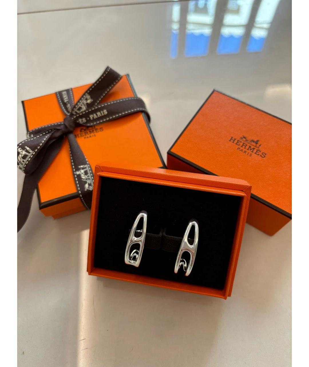 HERMES Серебряные серебряные серьги, фото 4