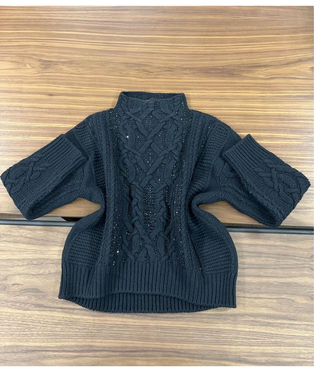 ERMANNO SCERVINO Черный джемпер / свитер, фото 9