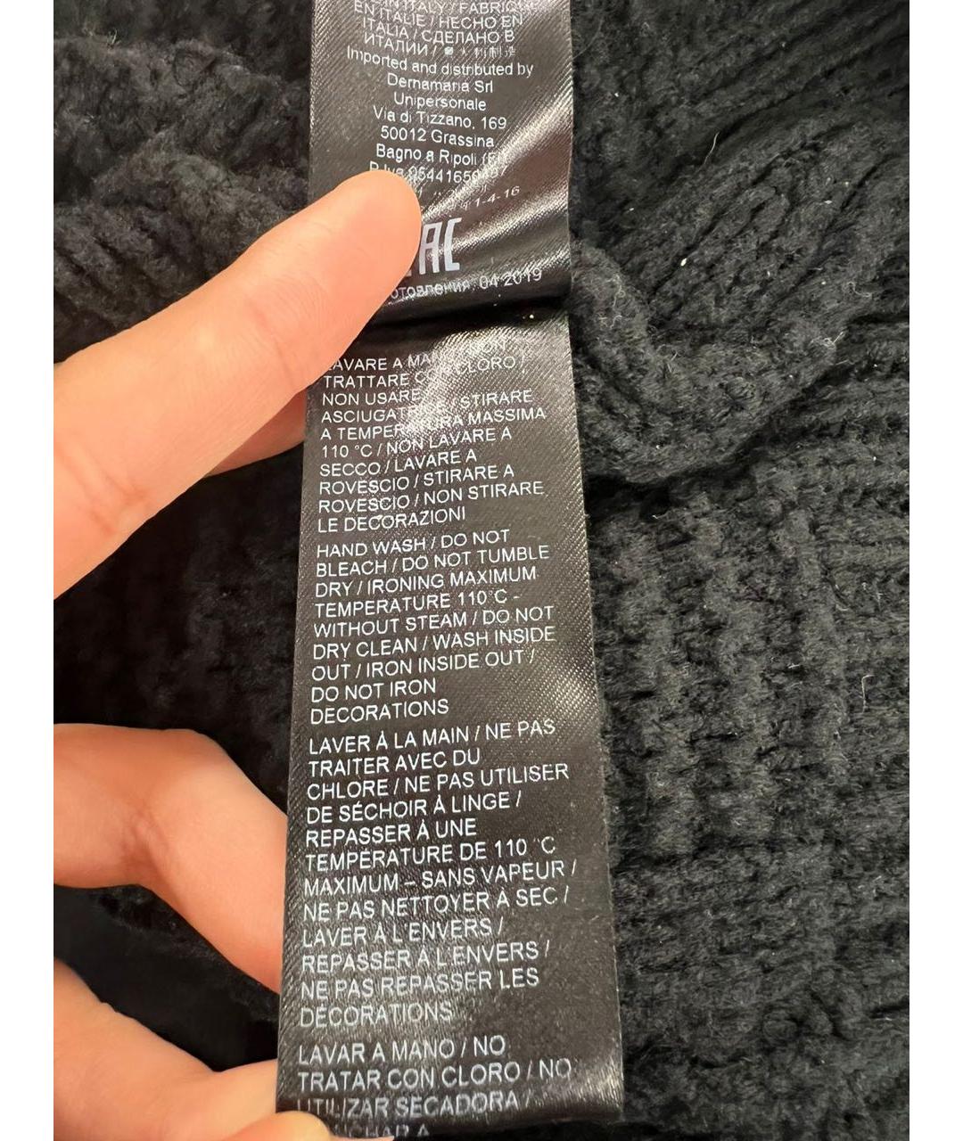 ERMANNO SCERVINO Черный джемпер / свитер, фото 5