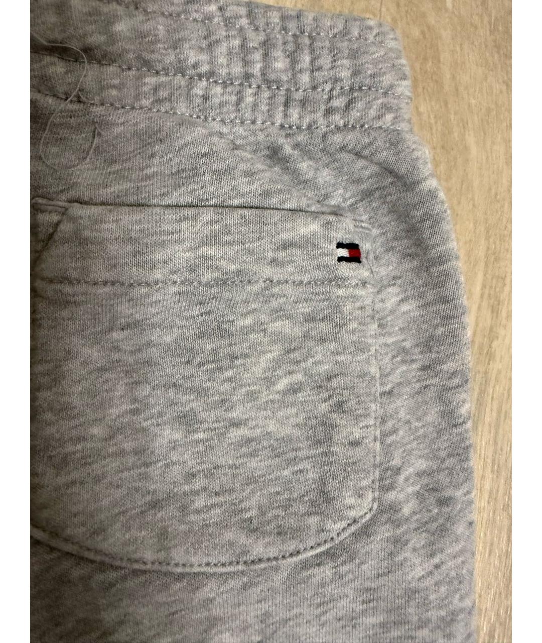 TOMMY HILFIGER Серые хлопковые брюки и шорты, фото 6