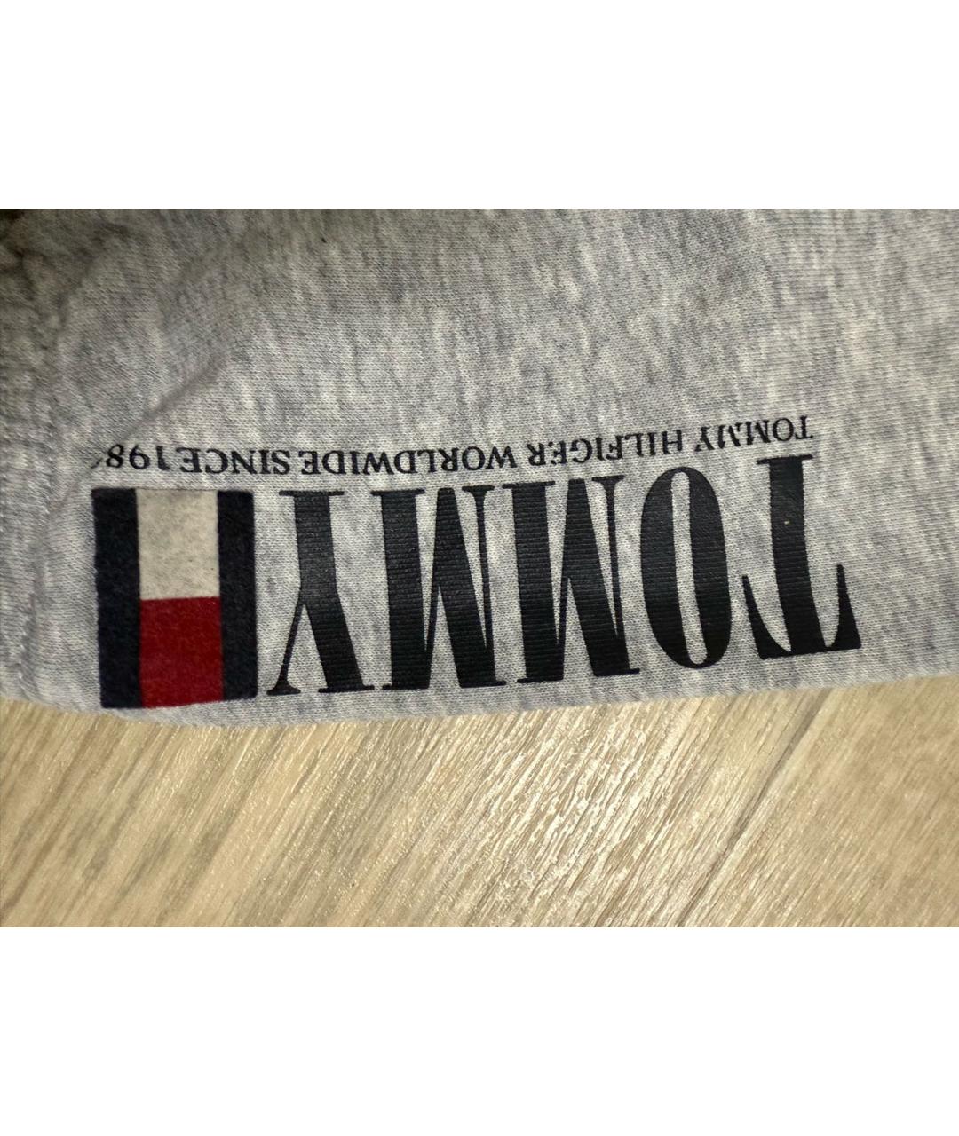 TOMMY HILFIGER Серые хлопковые брюки и шорты, фото 5