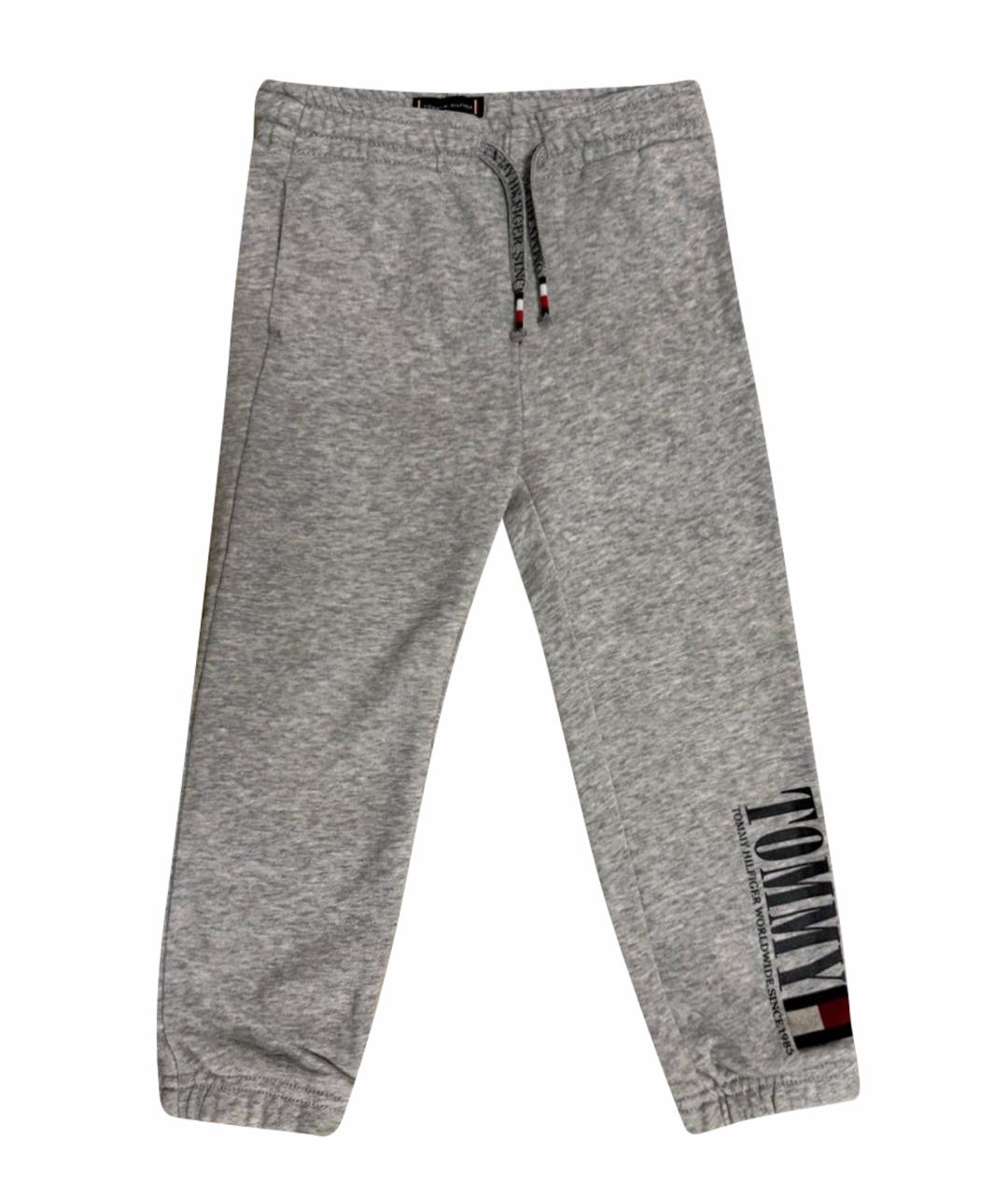 TOMMY HILFIGER Серые хлопковые брюки и шорты, фото 1