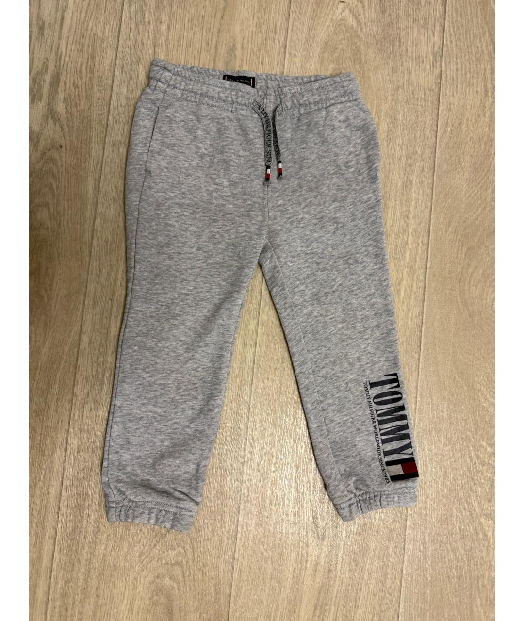 TOMMY HILFIGER Серые хлопковые брюки и шорты, фото 7