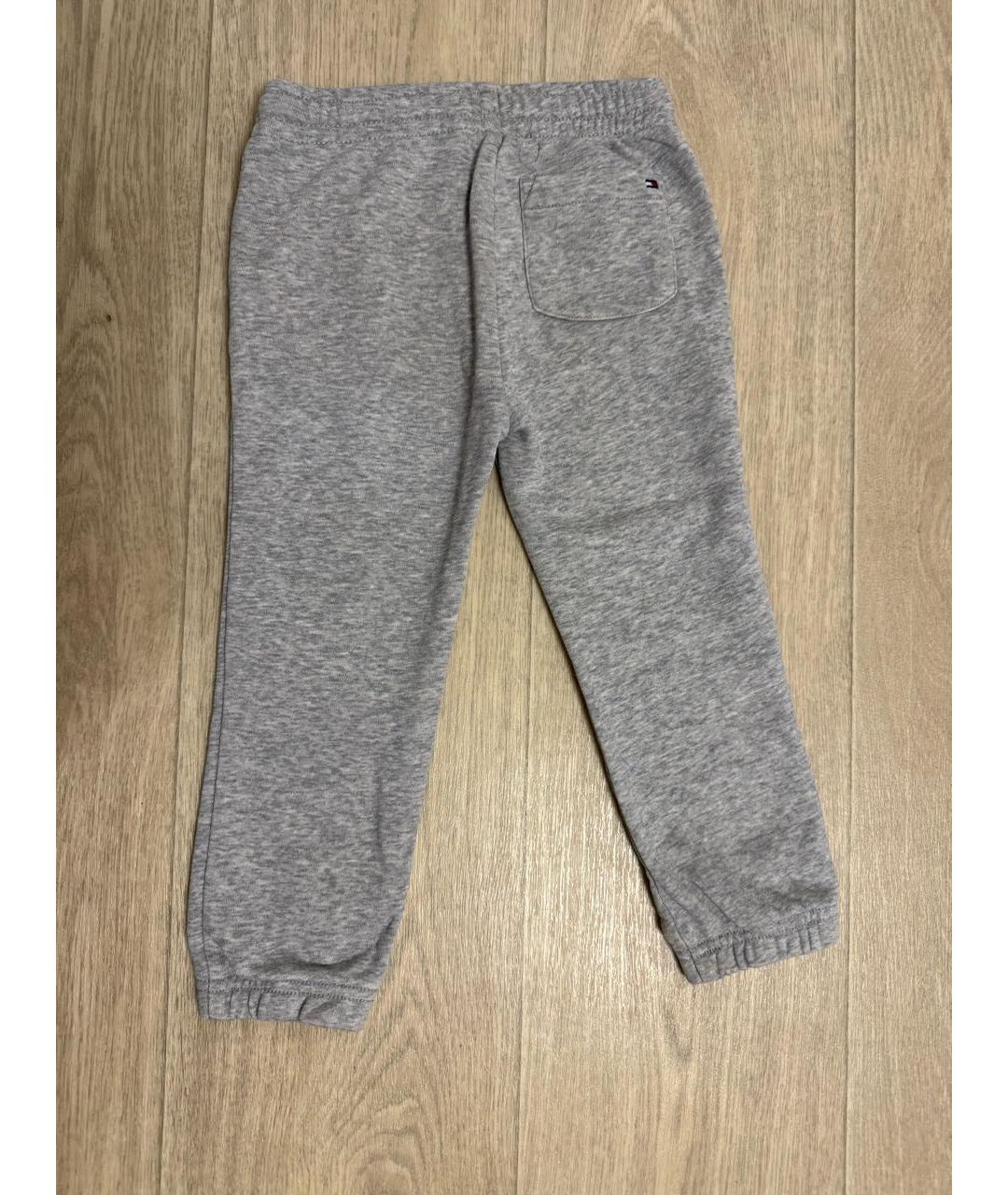 TOMMY HILFIGER Серые хлопковые брюки и шорты, фото 2