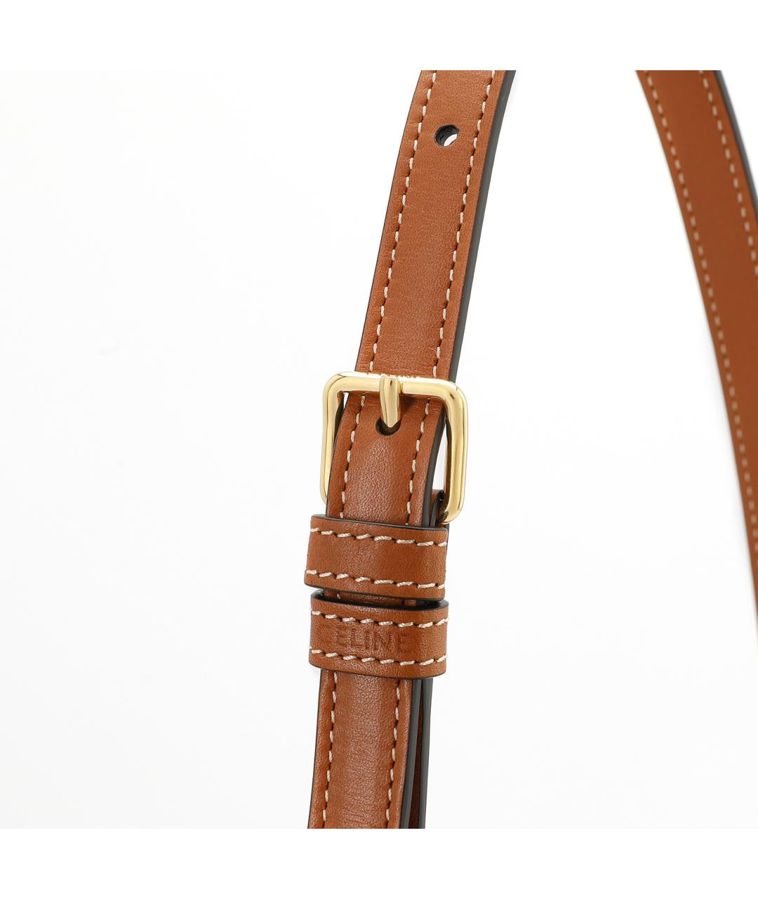 CELINE Кожаная сумка через плечо, фото 7