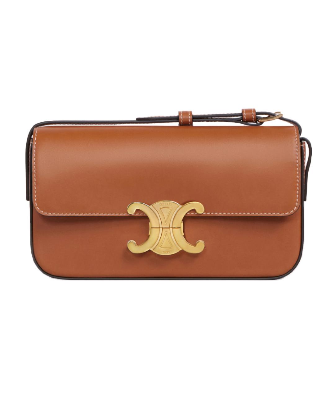 CELINE Кожаная сумка через плечо, фото 1