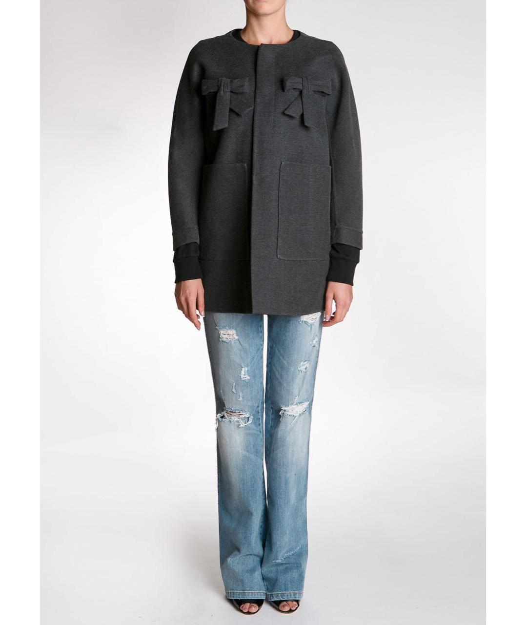 DSQUARED2 Антрацитовое шерстяное пальто, фото 5