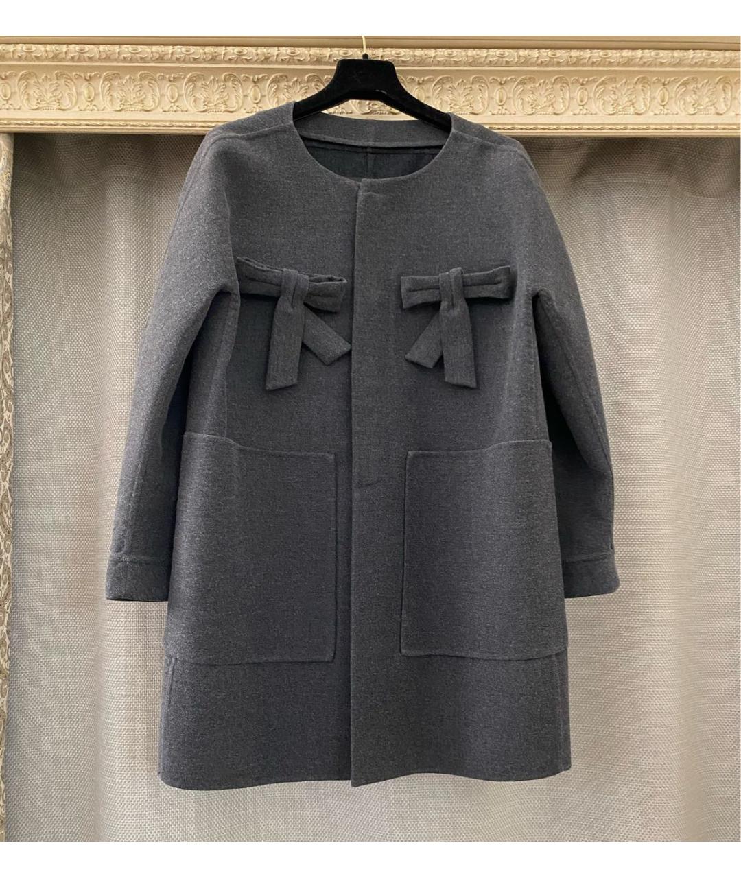 DSQUARED2 Антрацитовое шерстяное пальто, фото 6