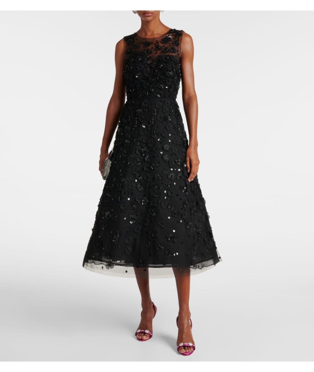 MANOLO BLAHNIK Розовые текстильные мюли, фото 5