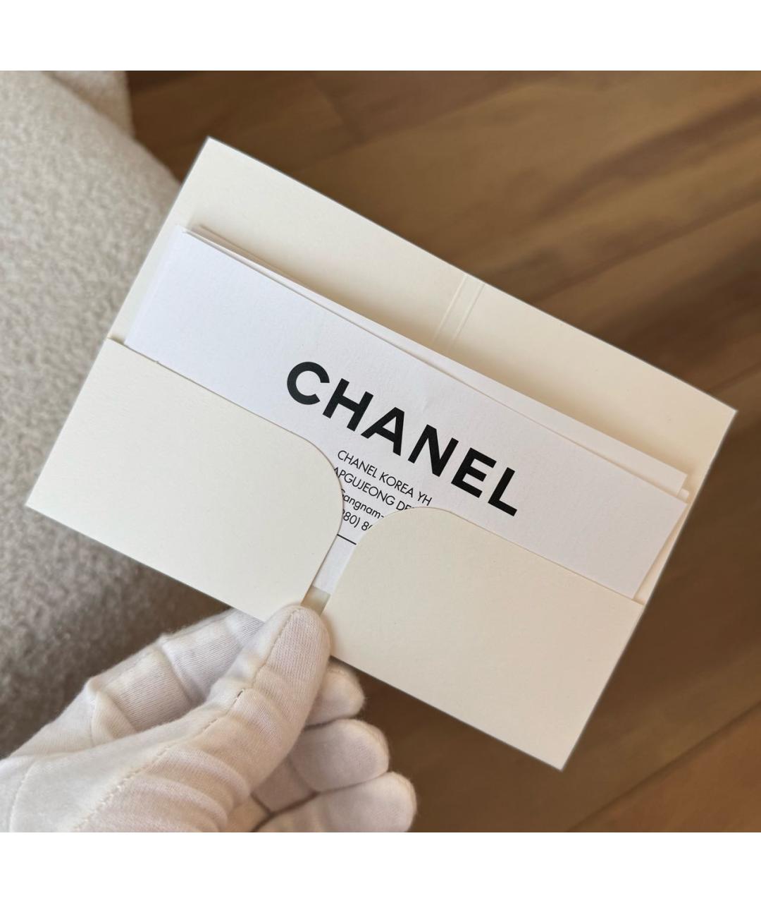 CHANEL Черные шелковые перчатки, фото 6