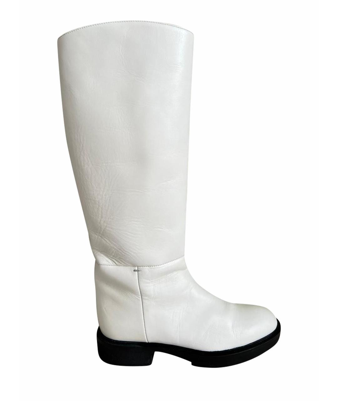 KHAITE Белые ботфорты, фото 1