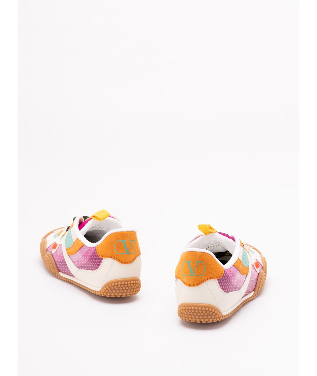 VALENTINO Мульти кожаные кроссовки, фото 3