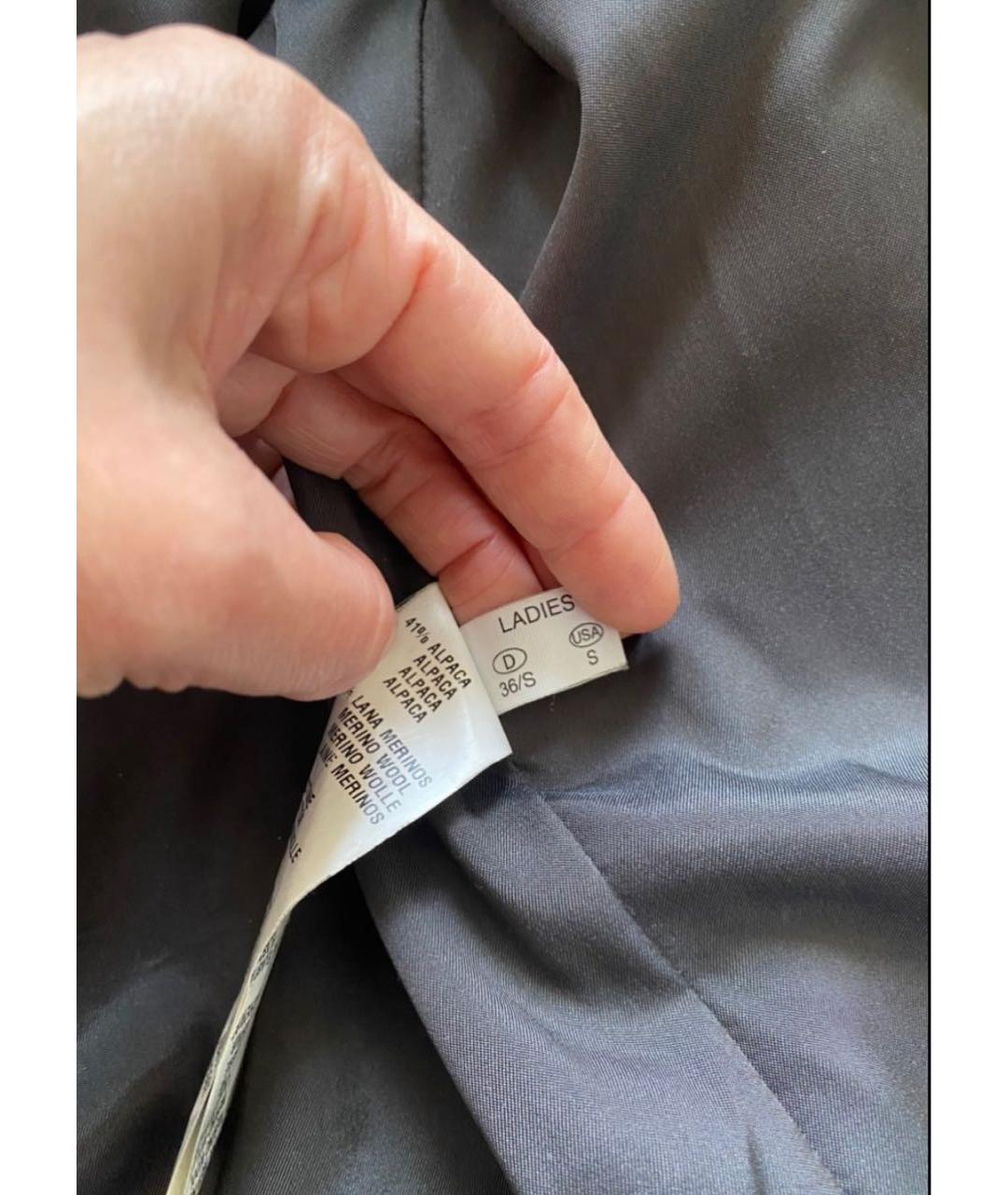 FABIANA FILIPPI Серое шерстяное пальто, фото 5