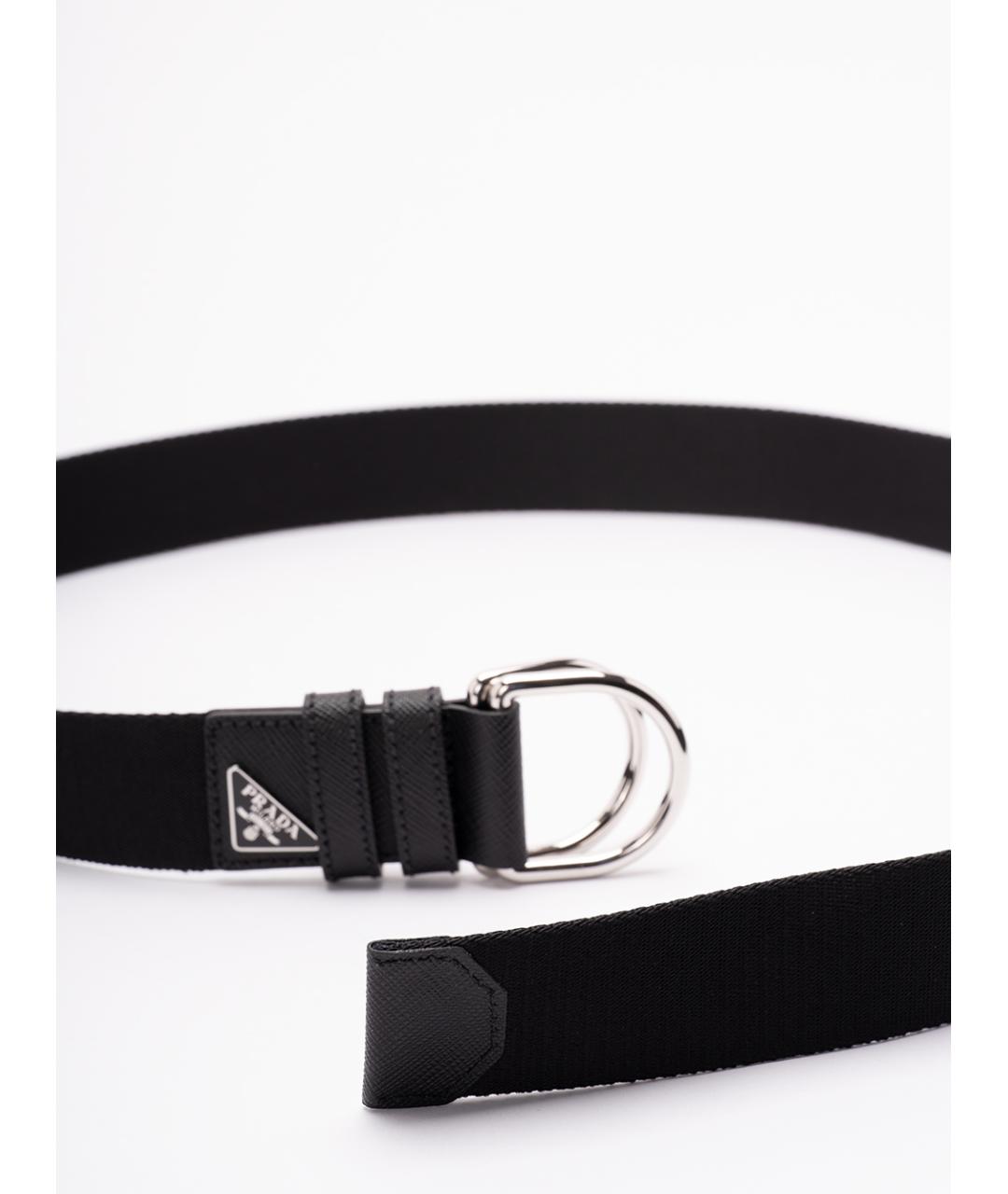 PRADA Черный ремень, фото 3