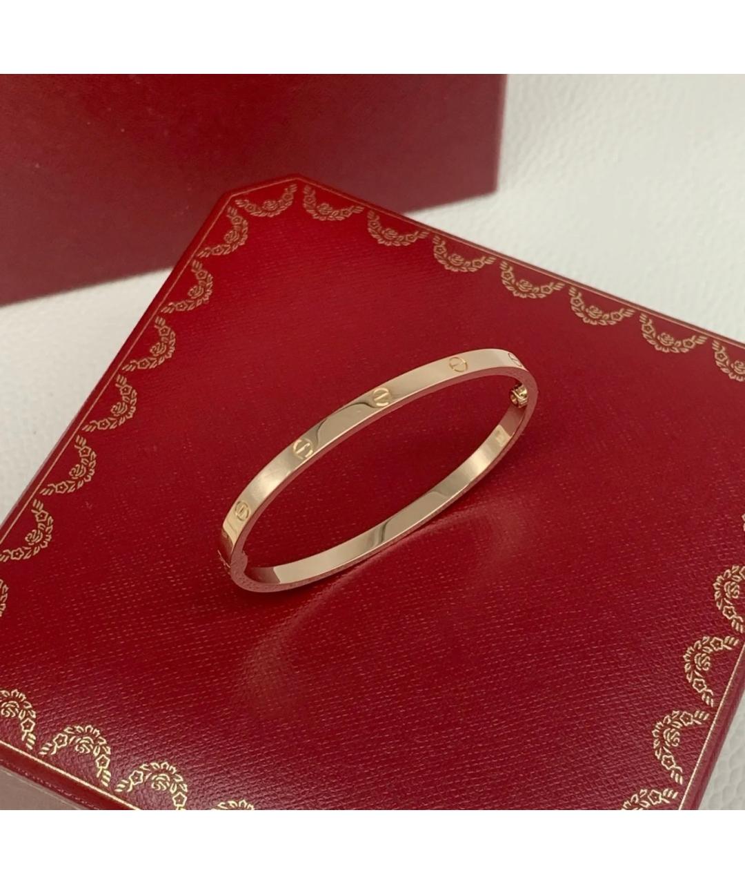 CARTIER Золотой браслет из розового золота, фото 2