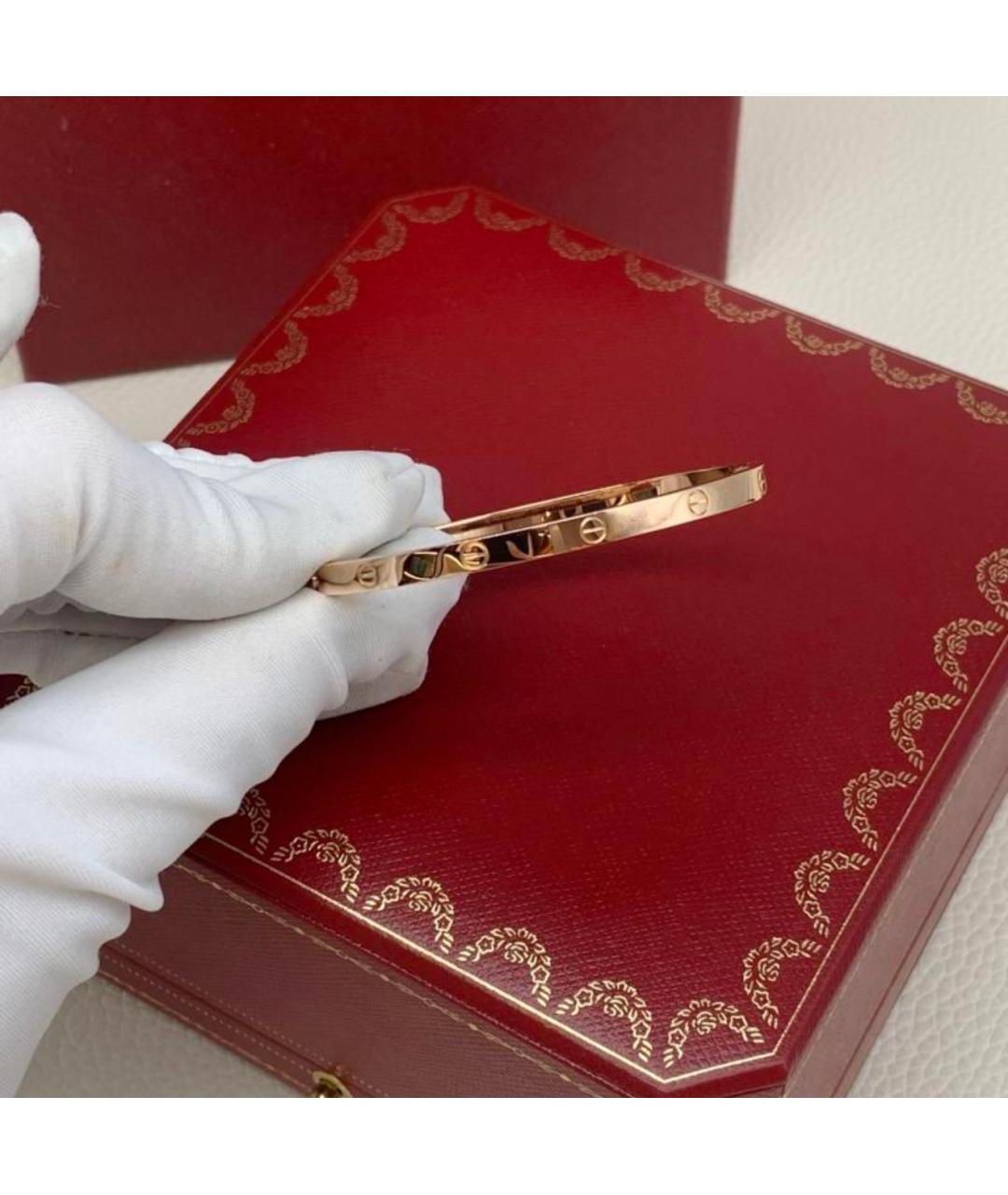 CARTIER Золотой браслет из розового золота, фото 4