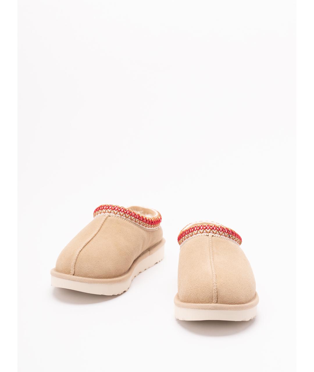 UGG AUSTRALIA Бежевые кожаные мюли, фото 2