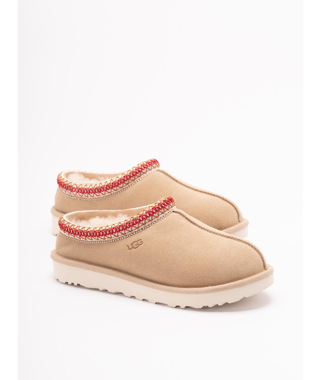 UGG AUSTRALIA Бежевые кожаные мюли, фото 5