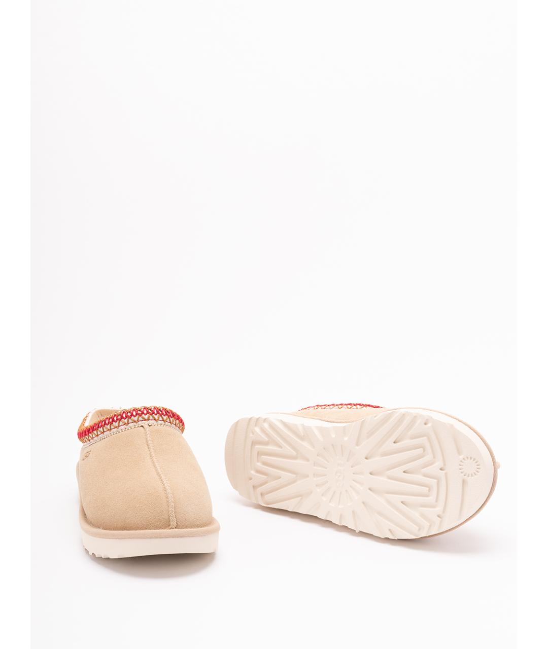 UGG AUSTRALIA Бежевые кожаные мюли, фото 4