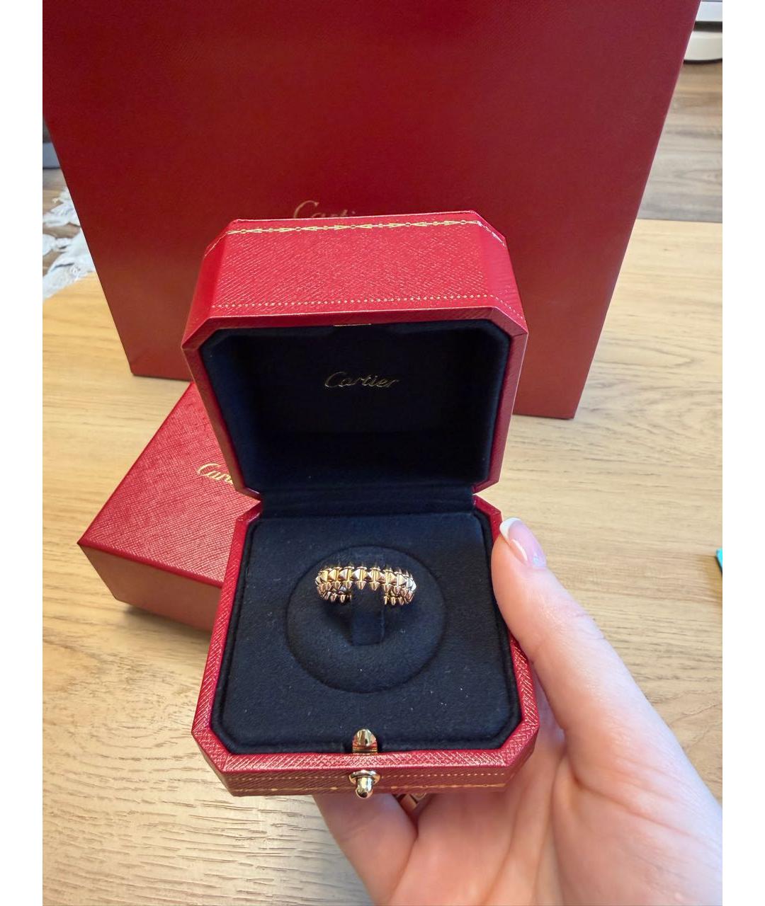 CARTIER Золотое кольцо из розового золота, фото 4