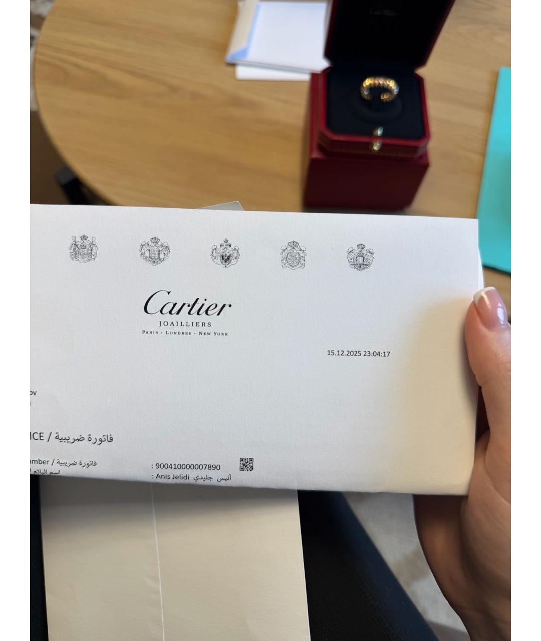 CARTIER Золотое кольцо из розового золота, фото 5