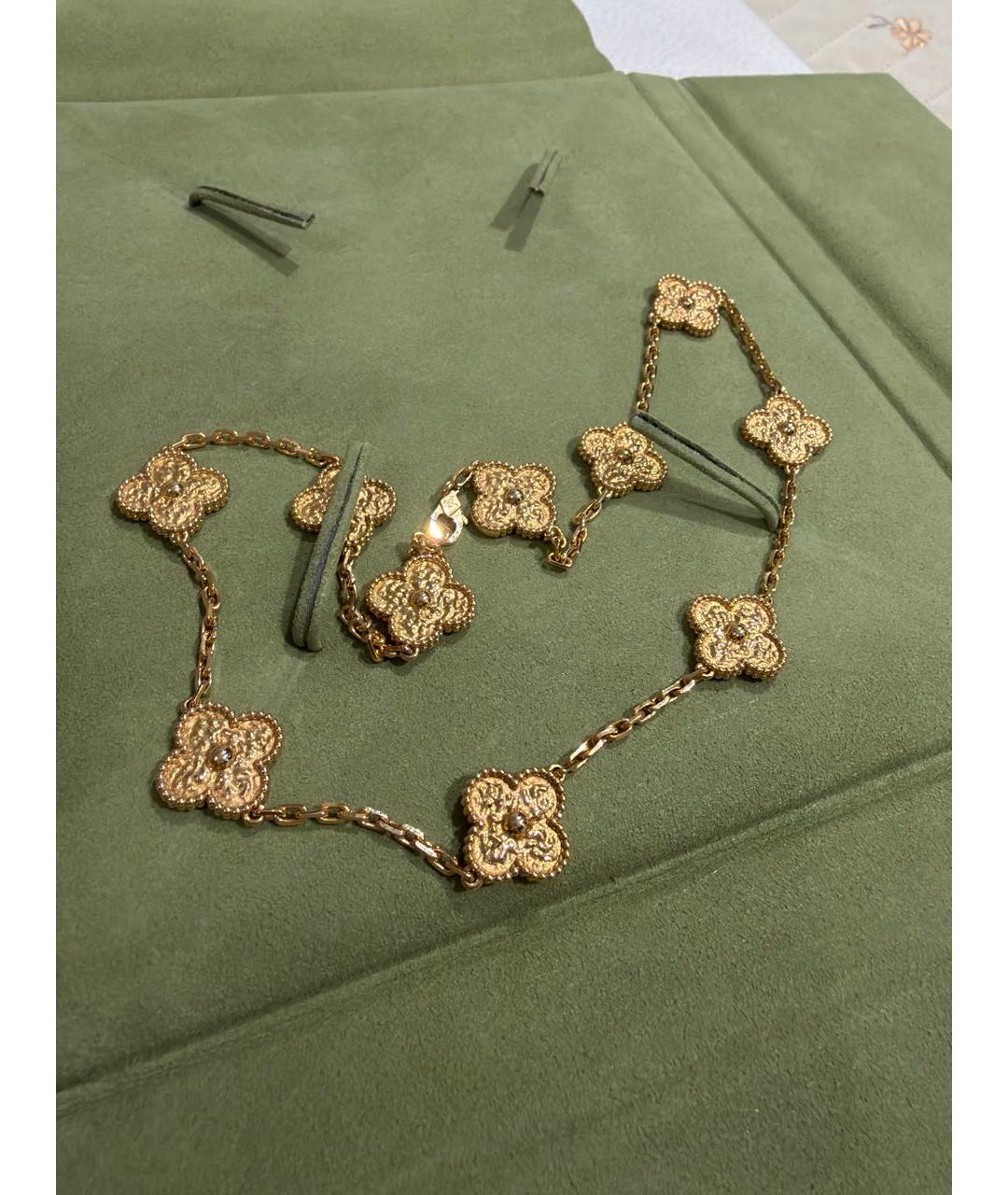 VAN CLEEF & ARPELS Золотое колье из желтого золота, фото 4