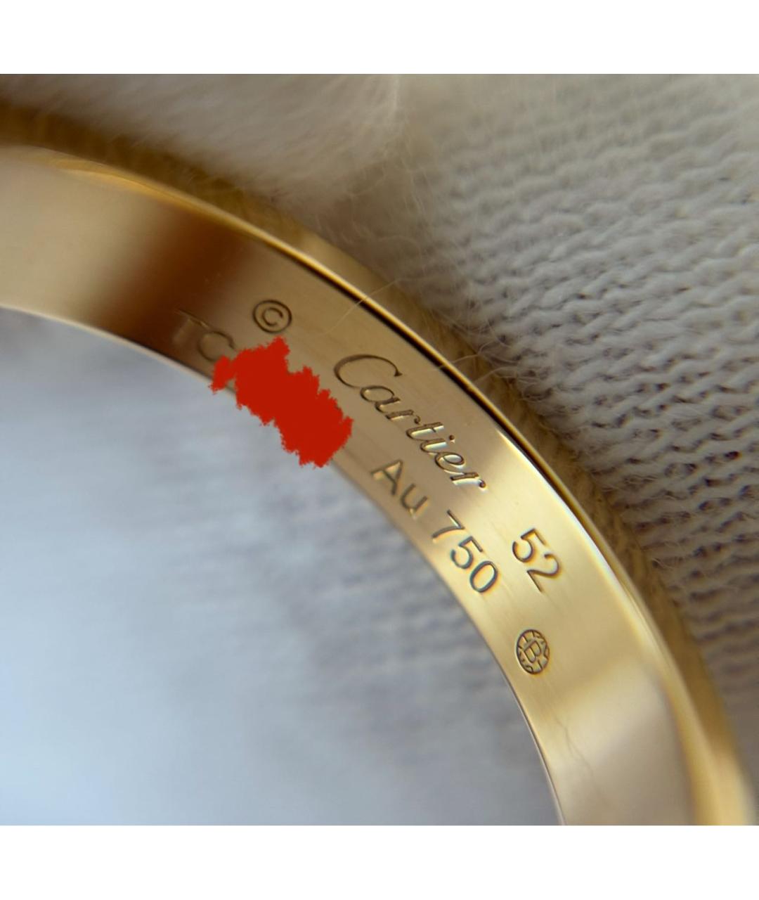 CARTIER Золотое кольцо из желтого золота, фото 7