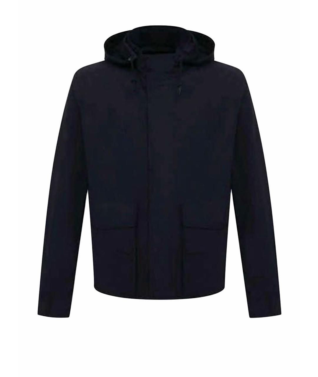 BERLUTI Темно-синяя полиэстеровая куртка, фото 1