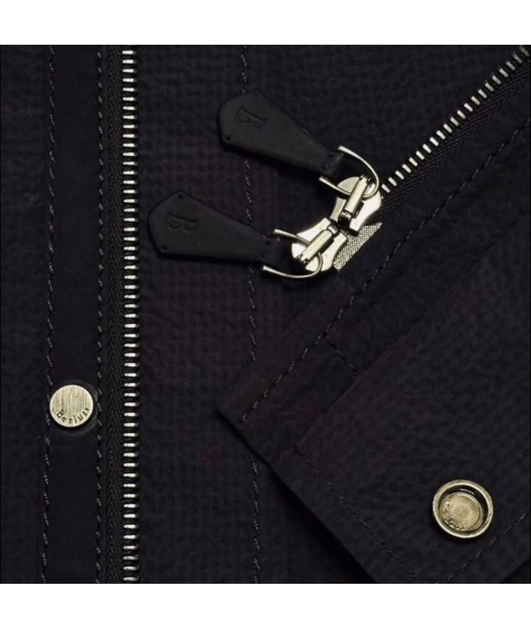 BERLUTI Темно-синяя полиэстеровая куртка, фото 5