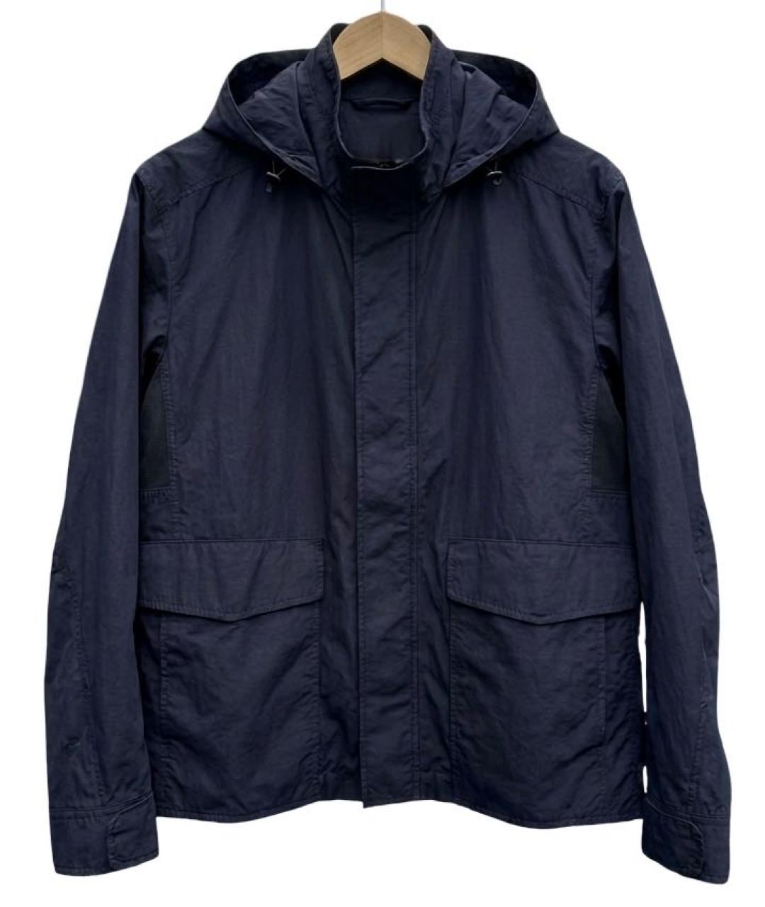 BERLUTI Темно-синяя полиэстеровая куртка, фото 9