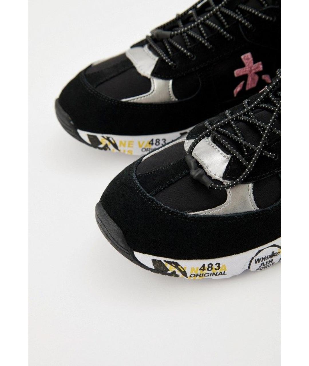 PREMIATA Черные кожаные кеды, фото 6